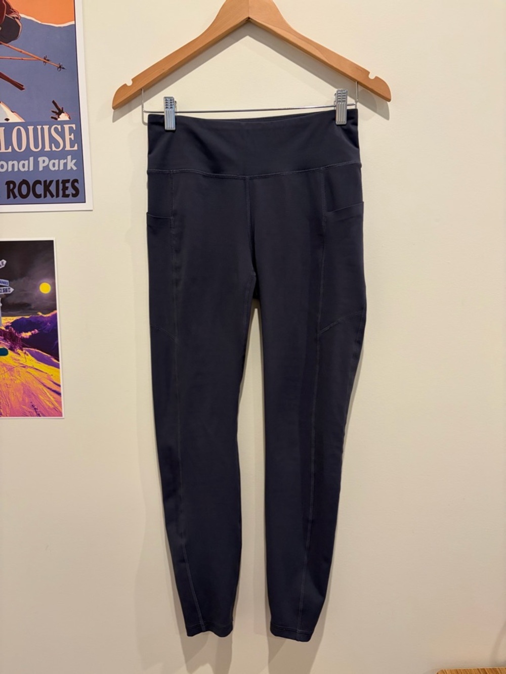 Navy High-Waist Performance Leggings